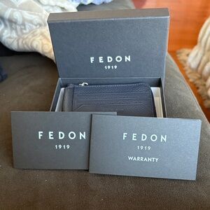 Navy Blue Fedon Wallet *New! full set*